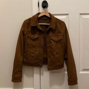 Faux Suede Jacket